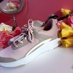 Athletic Works Pink and Gray Sneakers Modern Design